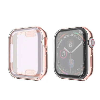 Screen Protector For Apple Watch Case 49mm 45mm 41mm 44mm 40mm 42mm 38mm Full TPU bumper cover iwatch Series Ultra 9 8 7 SE 6 5