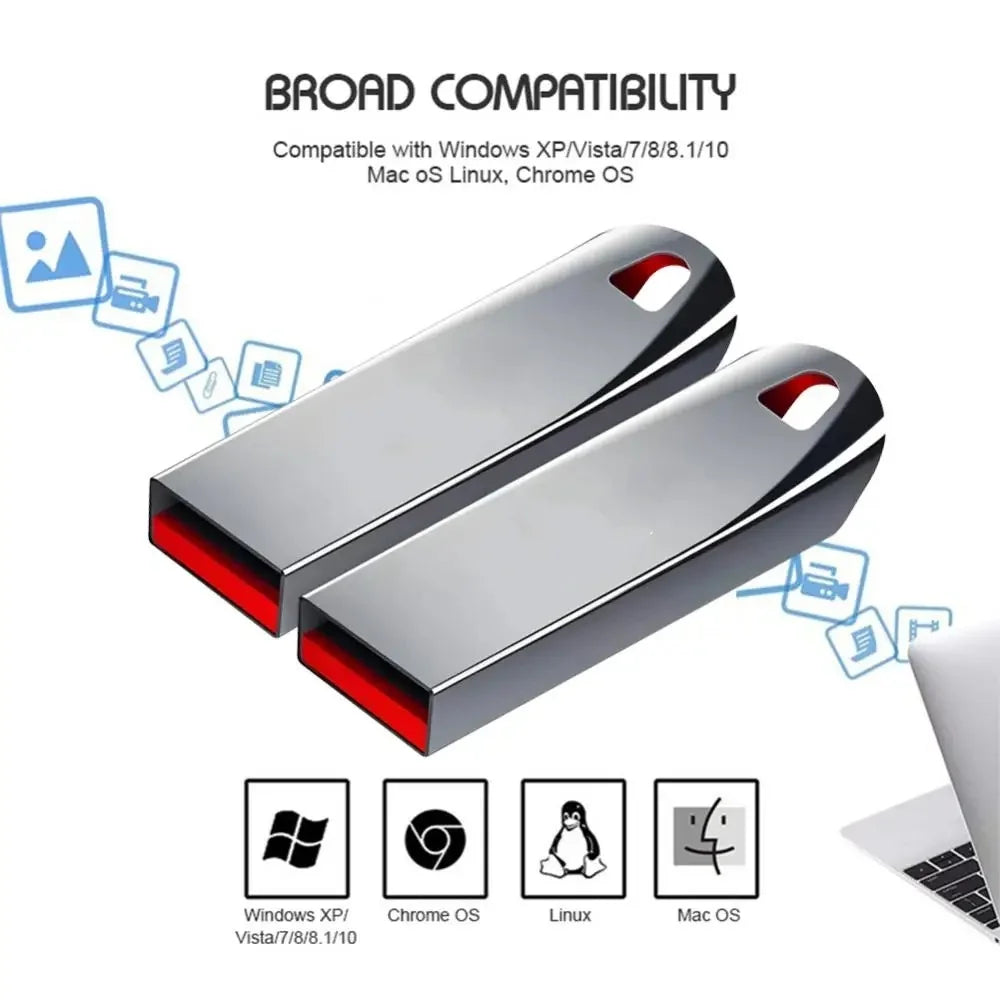 Xiaomi 2TB USB 3.0 Metal Flash Drives High Speed Pendrive 1TB 512GB 256GB Portable Usb Drive Waterproof Memoria Usb Flash Disk