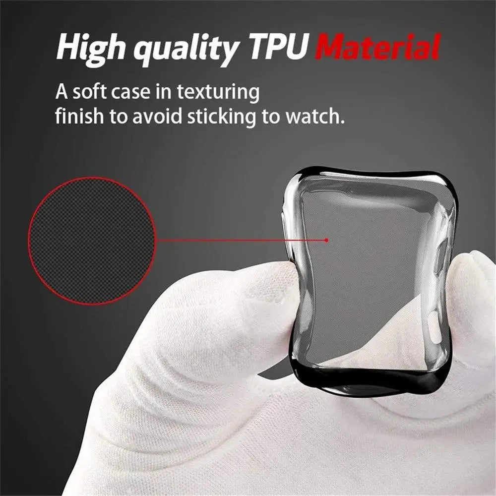 Screen Protector For Apple Watch Case 49mm 45mm 41mm 44mm 40mm 42mm 38mm Full TPU bumper cover iwatch Series Ultra 9 8 7 SE 6 5