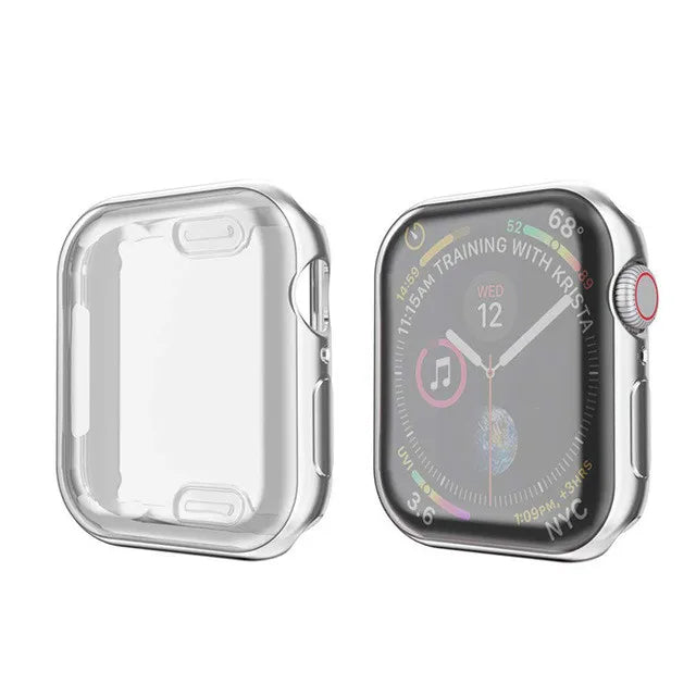 Screen Protector For Apple Watch Case 49mm 45mm 41mm 44mm 40mm 42mm 38mm Full TPU bumper cover iwatch Series Ultra 9 8 7 SE 6 5