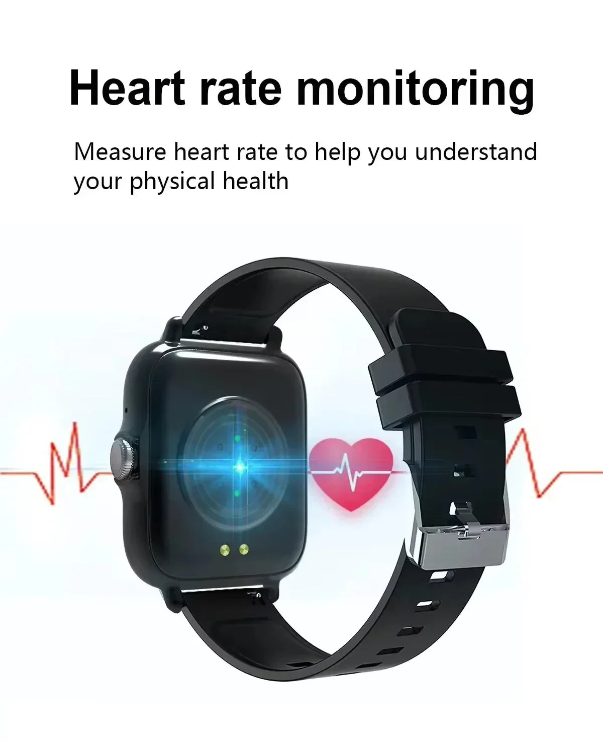 XIAOMI Smart Watch+Earphones Sport Fitness Watches Heart Rate Monitor Waterproof Smartwatch Women Men Gift For Phones Android