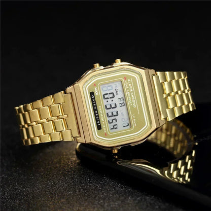 2024 Digital Watches for Men Sports Waterproof Bracelet Clock Gold Electronice LED Wristwatch Women Casucal Montre Homme Relogio