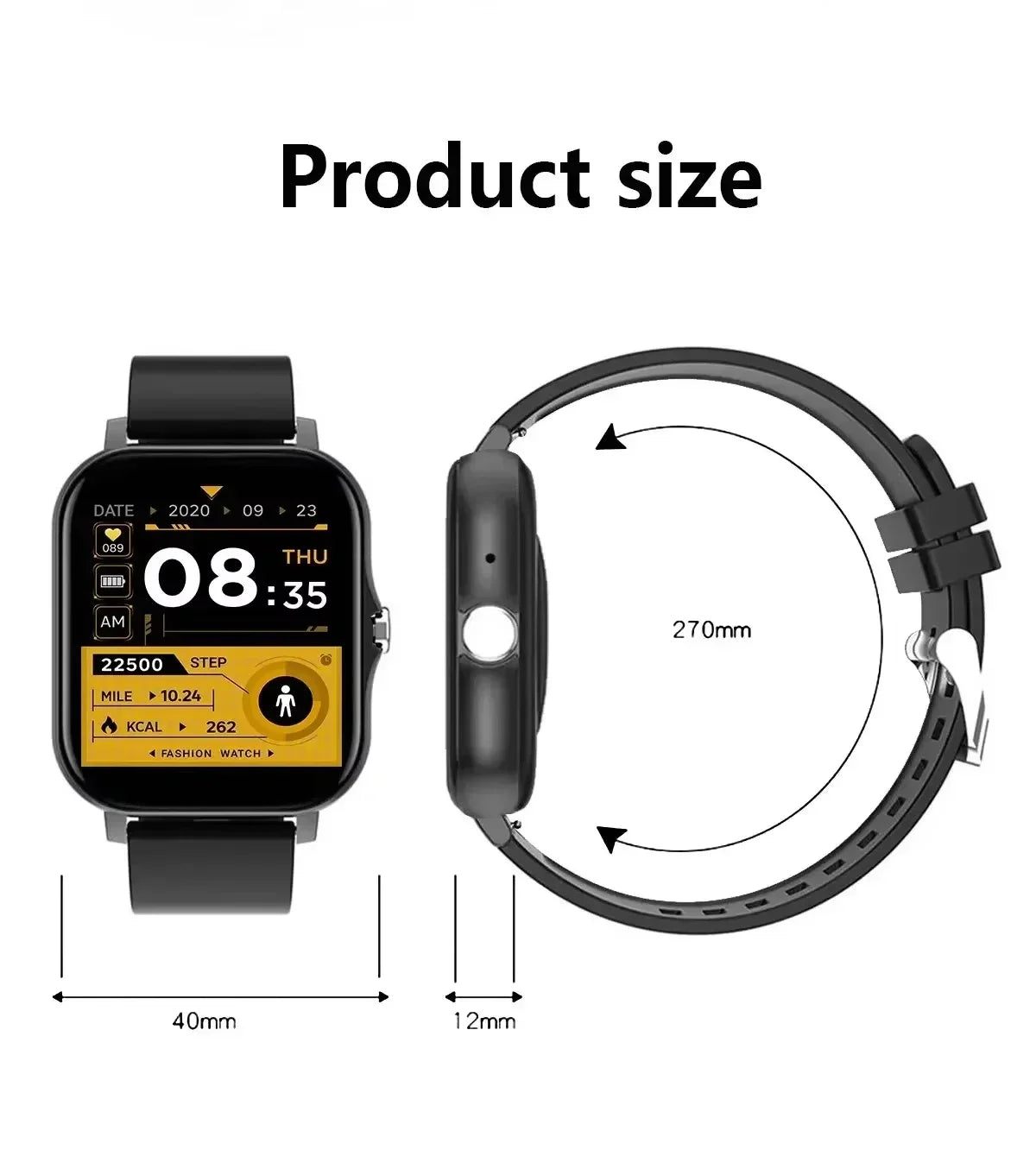 XIAOMI Smart Watch+Earphones Sport Fitness Watches Heart Rate Monitor Waterproof Smartwatch Women Men Gift For Phones Android