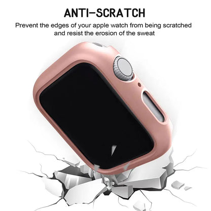 Cover for Apple Watch Case 45mm 41mm 44mm 40mm 42mm 38mm Accessories PC Protector bumper iWatch for Iwatch Series 7 SE 6 5 4 3 2